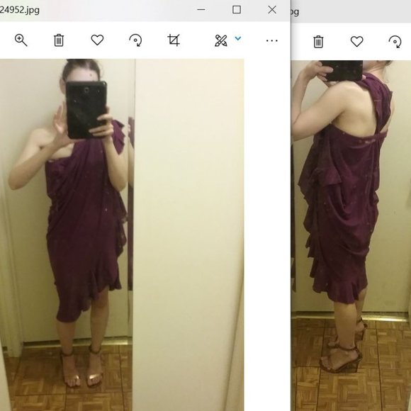 Free People Beach Faux Wrap Ruffle Flounce Maxi Skirt/Dress - Picture 14 of 16